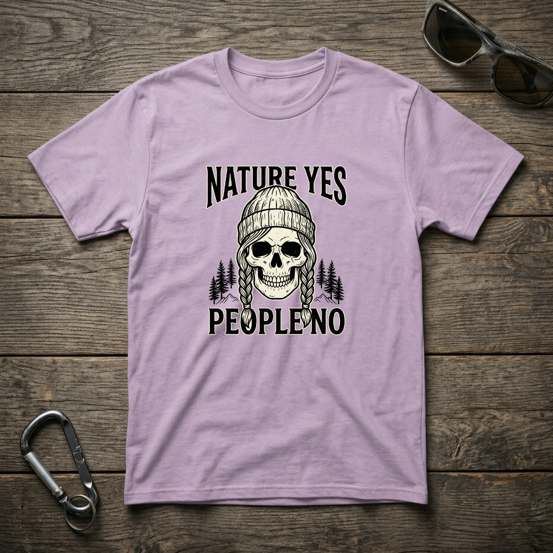 Graphic T-Shirt by Designed For The Wild Co featuring a vibrant orchid design on a garment-dyed fabric.