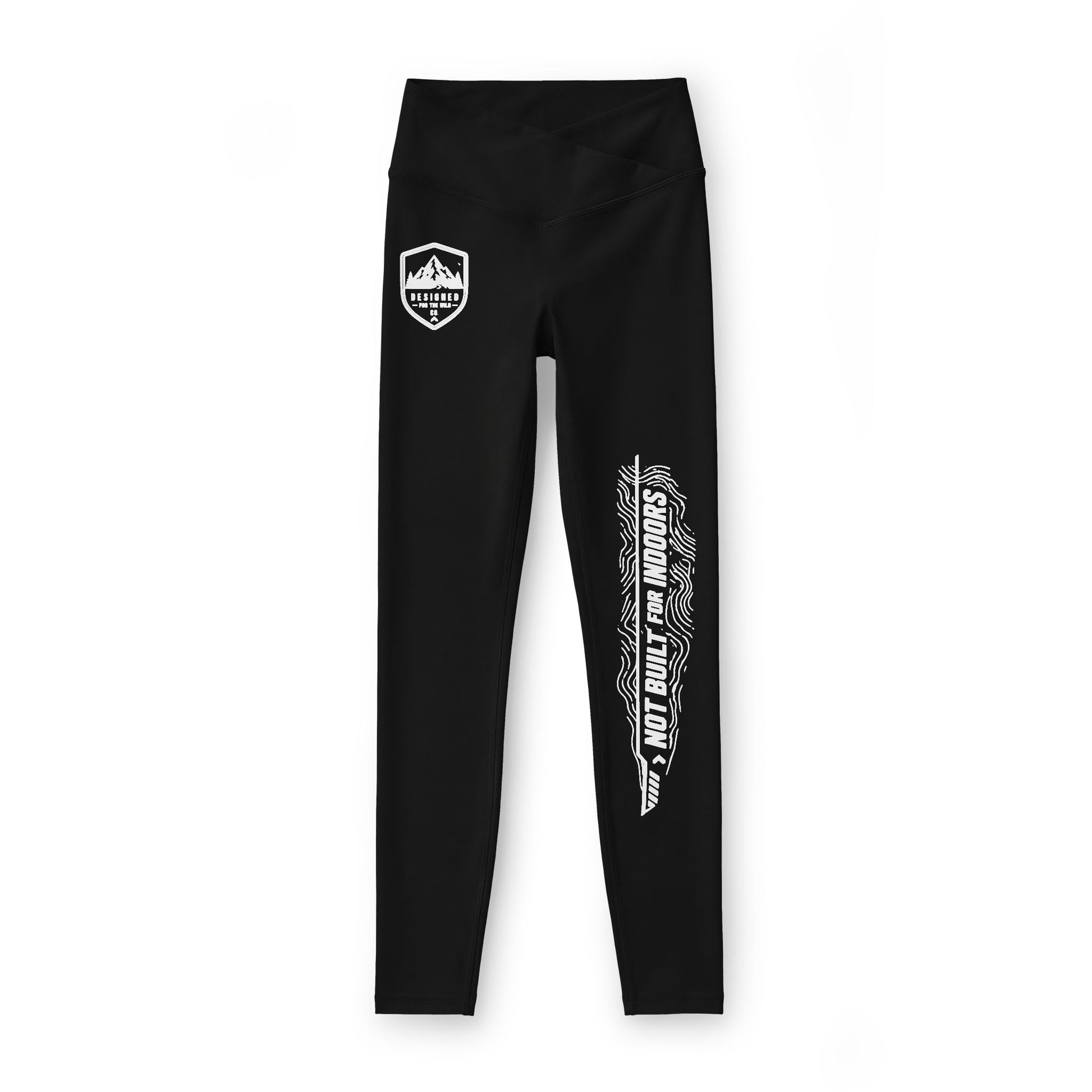 Women’s Luxe leggings by Printify, stylish and comfortable trousers with a sleek fit, shown in a close-up image.