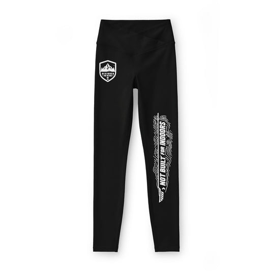 Women’s Luxe leggings by Printify, stylish and comfortable trousers with a sleek fit, shown in a close-up image.