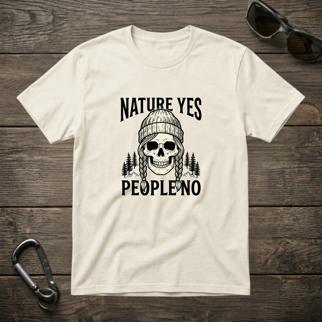 Ivory graphic T-shirt by Designed For The Wild Co featuring a nature-inspired design on soft, garment-dyed cotton fabric.