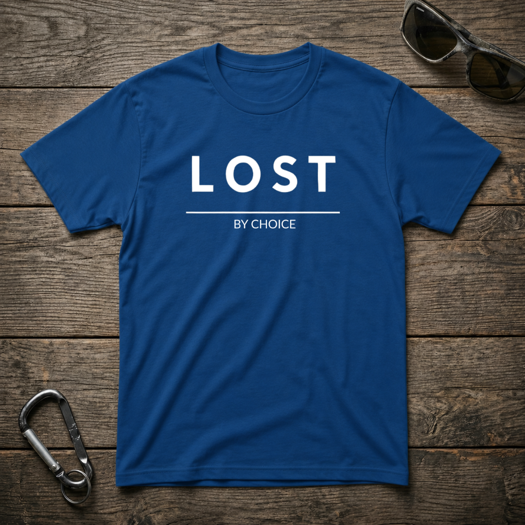 Royal heavyweight graphic T-shirt by Designed For The Wild Co featuring bold print and casual fit.