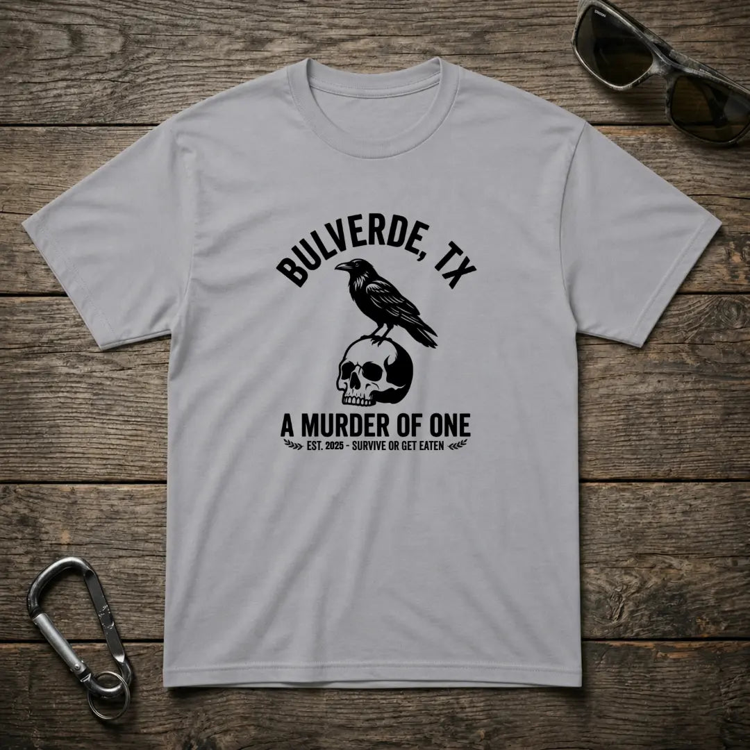 Sports grey graphic heavyweight T-shirt by Designed For The Wild Co featuring bold design and comfortable fit.